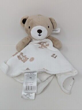 Teddy Bear Lovey Rock A Bye Baby Boutique Tan Little Bear Plush